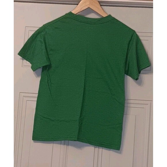 Star Wars Kids T-Shirt Size LG Green Darth Vader Logo 4 Leaf Clover - Picture 2 of 3